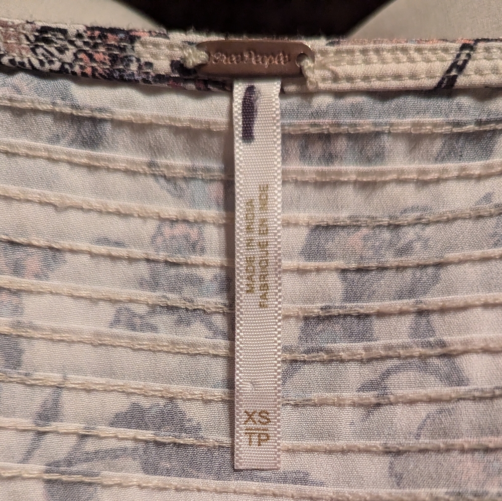 NWOT Free People Brunch Date Bodysuit in Cream, Size XS - Picture 10 of 13